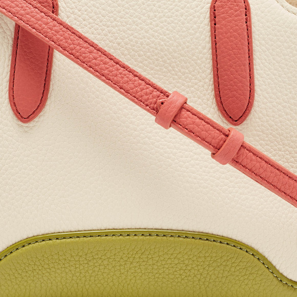 LORO PIANA Multicolor Grained Leather Micro Sesia Tote - Picture 5 of 8